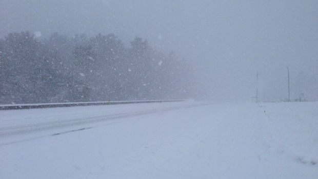 Blowing snow